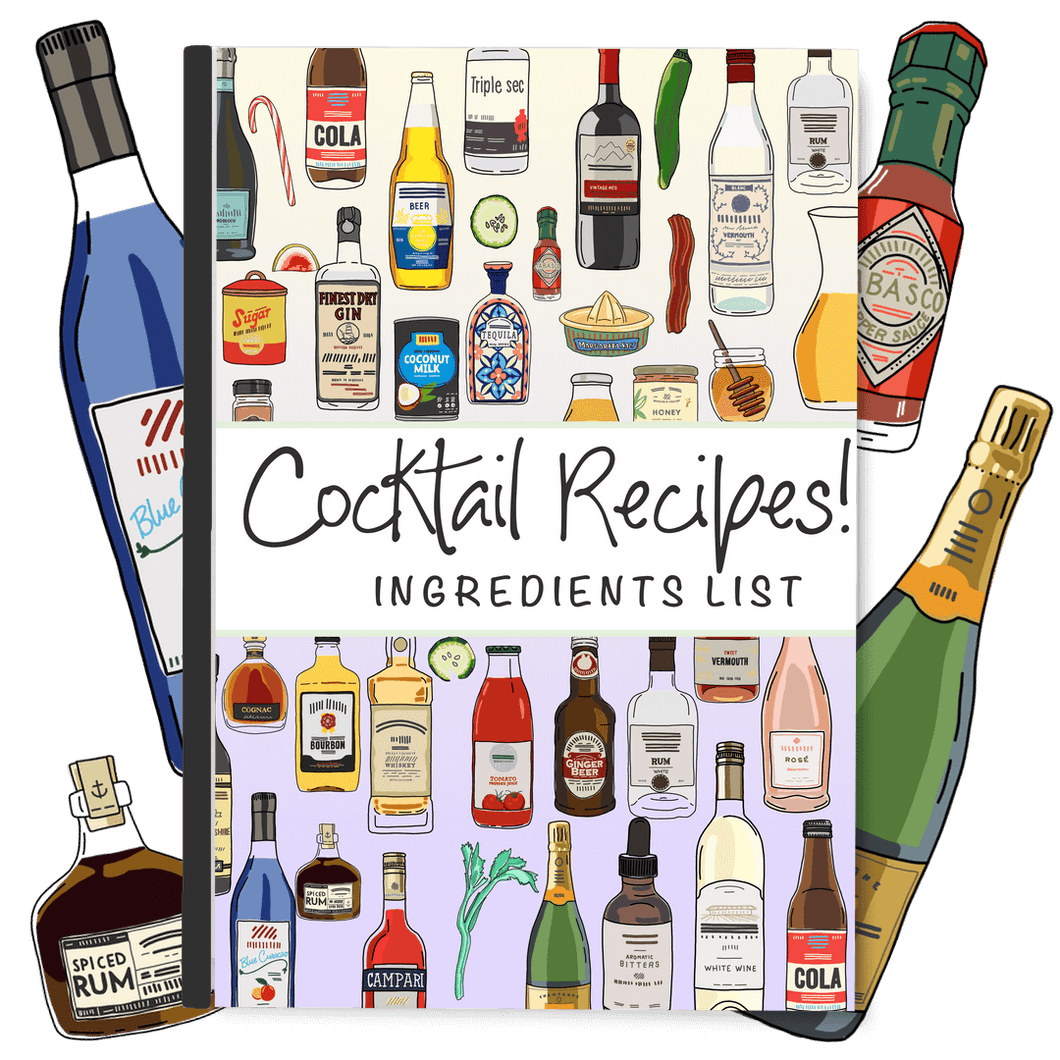 Cocktail Recipes! Ingredients Ebook